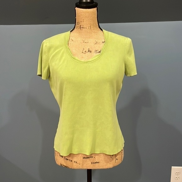 Ann Taylor Silk Blend Short Sleeve Sweater Large - Picture 1 of 11